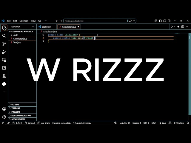 Calculator in Java (part 1) featuring my wifeee