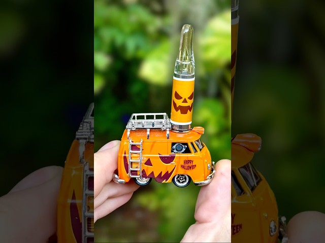 This Tiny Pumpkin VW Bus Had ONE Thing Missing… 🎃
