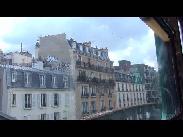 Paris Metro from Bir-Hakeim to Pasteur in full 3D HD