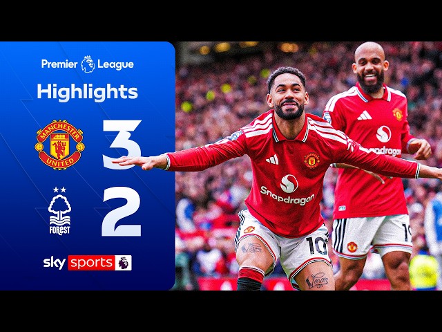 Red Devils win THRILLER as Bruno equals record! 🔥 | Man Utd 3-2 N'Forest | Premier League Highlights