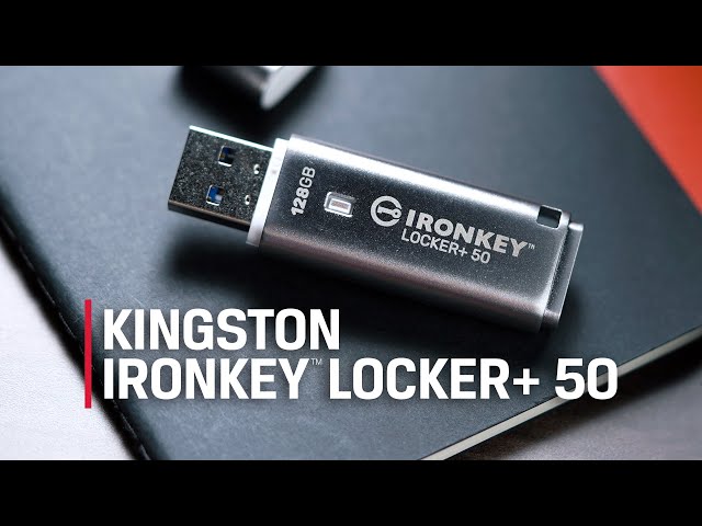 Enterprise-Grade XTS-AES 256-bit Encryption – Kingston IronKey™ Locker+ 50 Encrypted USB Drive