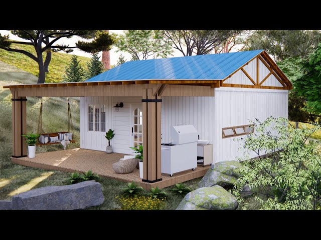 The Container Home - Awesome and Peaceful Cabin House Design, 20ft | Exploring Tiny House