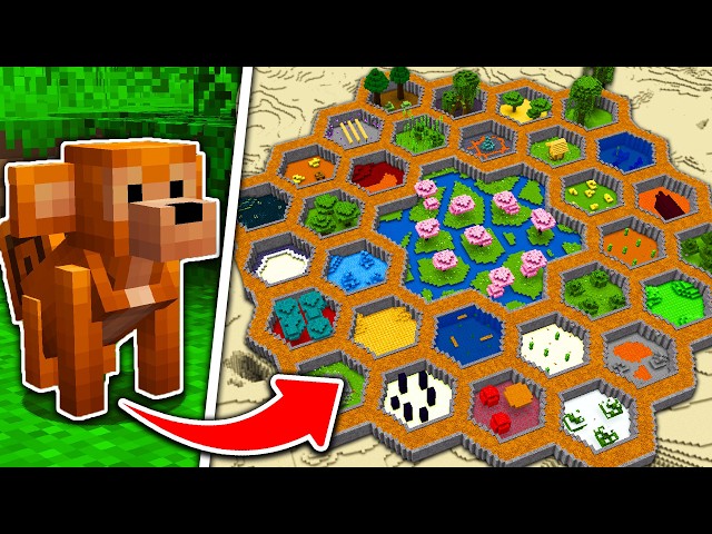 I Built a ZOO for REAL LIFE Animals in Minecraft