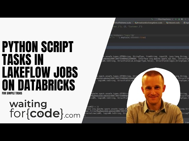 Databricks: Python script tasks