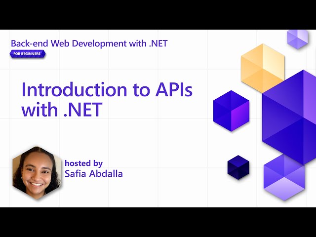 Introduction to APIs with .NET [Pt 1] | Back-end Web Development with .NET for Beginners