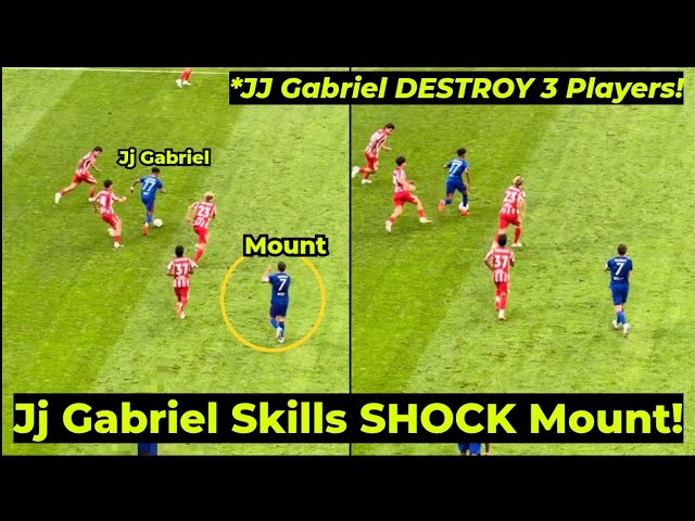 Even Mount was SHOCKED as JJ Gabriel Skills DESTROYED 3 Atletico Players in Man United 2-1 Win