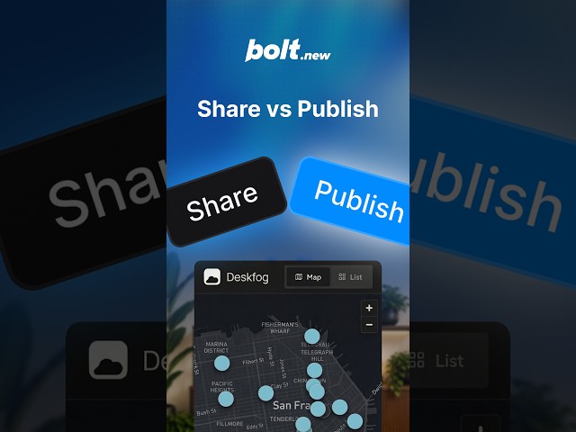 Sharing Your Bolt project