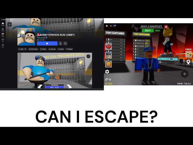 I ESCAPED BARRY'S PRISON ON EASY MODE! 🚨 | Roblox Obby
