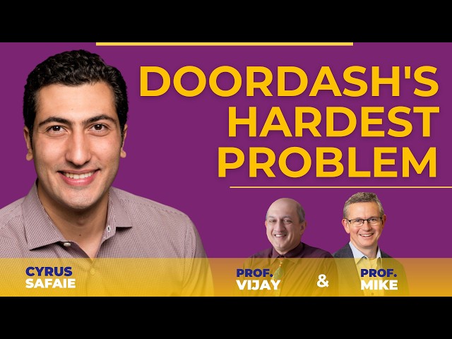 #36 Cyrus Safaie: Inside DoorDash's Three-Sided Optimization Problem