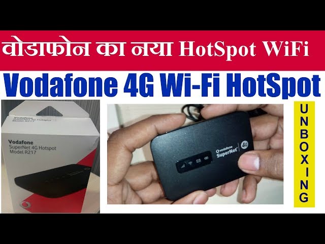 Vodafone SuperNet 4G WiFi Hotspot Unboxing || By Technology up
