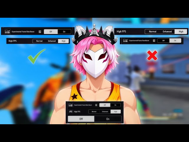 60 FPS BUT ZERO LAG? 😱 | Free Fire Best Settings 💀🎯 || Experimental Frame Rate Boost New Setting 😱 