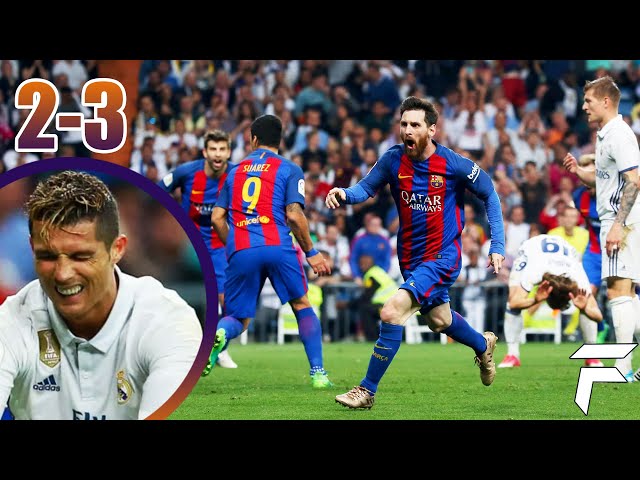 MESSI DESTROYS REAL MADRID AND PROVES HES THE BEST
