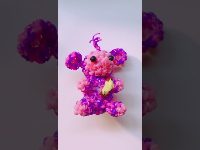 Rainbow loom monkey π