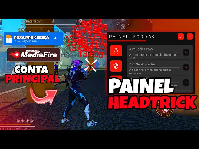HEADTRICK EXTERNAL!! 🥶 PAINEL 97% HS MOBILE IOS E ANDROID 🤣 NOVO XIT LINK MEDIAFIRE 🎯