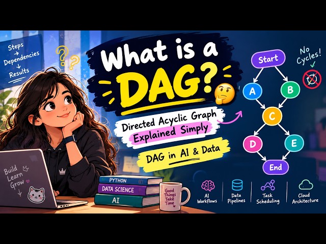 What is a DAG? 🤔 Directed Acyclic Graph Explained Simply | DAG in AI & Data
