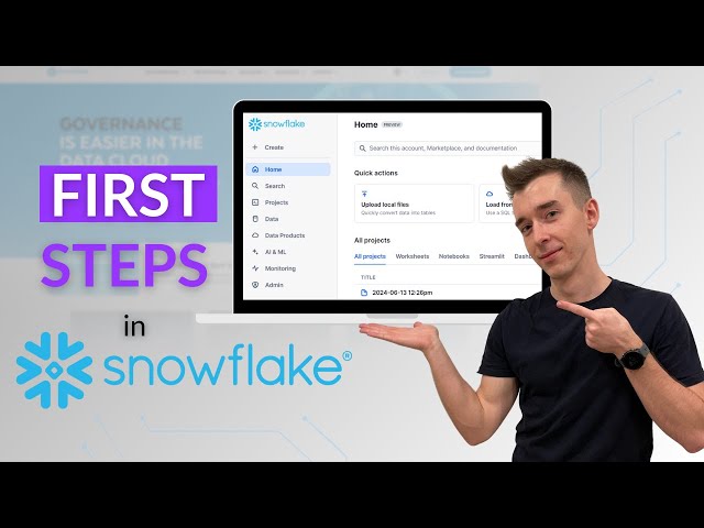 Snowflake User Interface tutorial | Snowsight