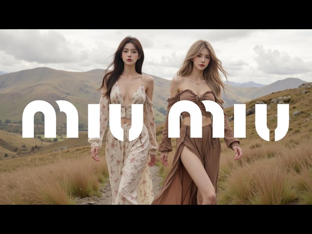Fashion Trends 2026 Unveiled | Synthwave Vibes & Spring Style Music Vibes of Brand MIU MIU