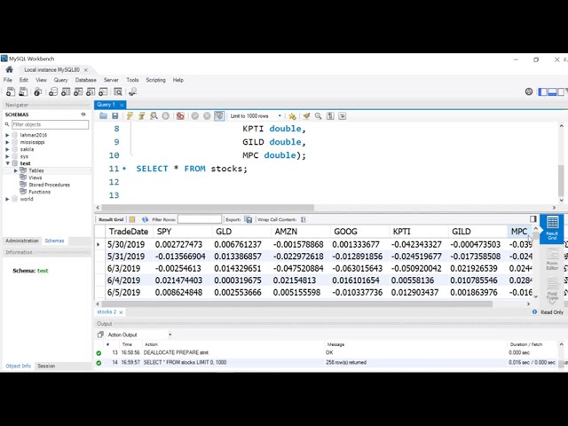 How to Create a Databases, Add Tables and Import Data in MySQL Workbench