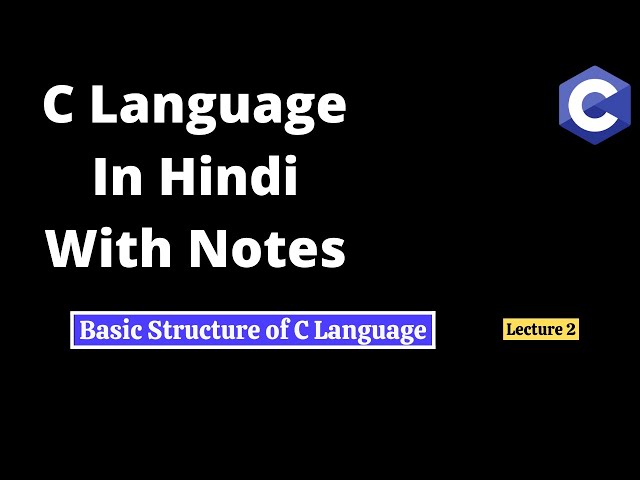 #2  Basic Structure of C Language: C Tutorial in hindi . #clanguage #harshit