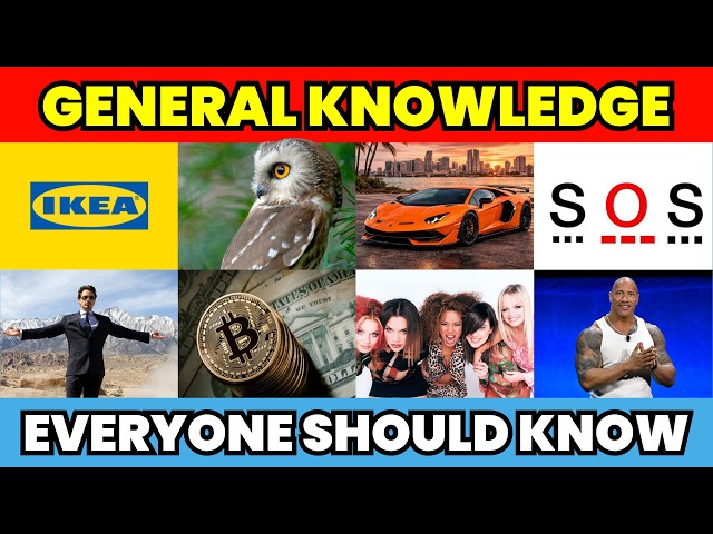 100 Questions Everyone Should Know #2 🧠 | General Knowledge Trivia Quiz | Without Multiple Choice