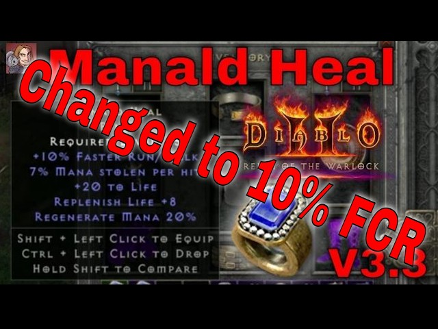 D2R RotW Unique Items - Manald Heal (Ring) [Outdated, Changed on Aug 13th]