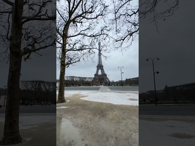 NEVE EM PARIS! 🥶❄️