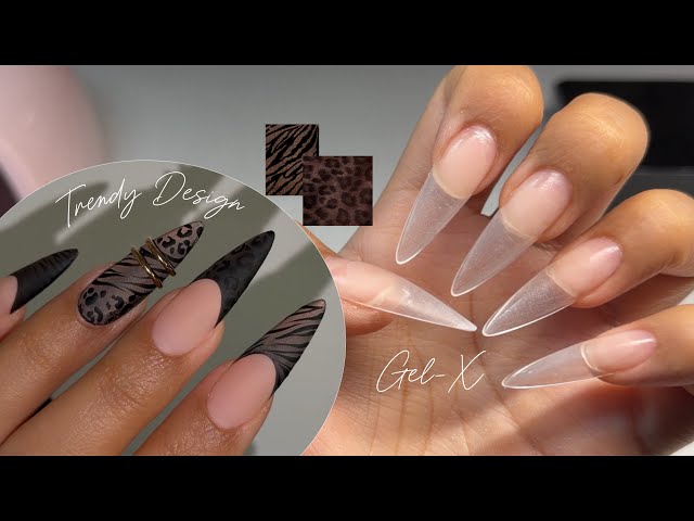 Watch me do my nails ~ Gel-X Nails Tutorial 