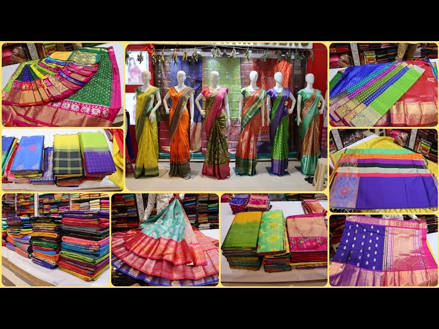Dasara Special LB Nagar LPT Market Ikkat Sarees All Varieties With Price Addres Single Saree Courier