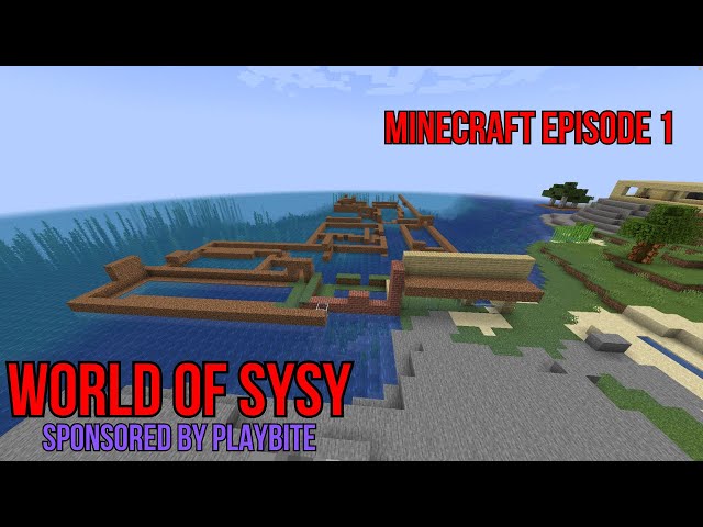 Building My Dorm In Survival | WorldOfSySy | Minecraft Ep1