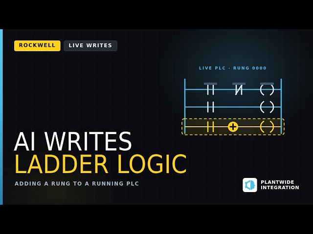 AI writing Ladder Logic on a Rockwell PLC