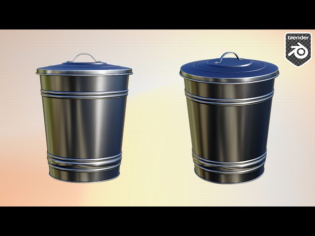 Easy Blender Guide: Creating a Dustbin in 3D