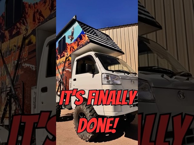 Our KEI Truck Camper Is Ready… Matt’s Offroad Games Here We Come! #KEITruck #KEITruckCamper