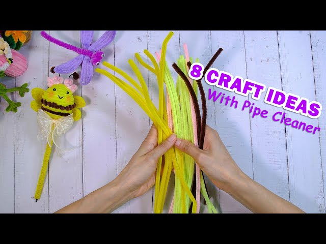 (DIY Craft) How to make a cute little yellow Bee from pipe cleaners || An easy and fun project