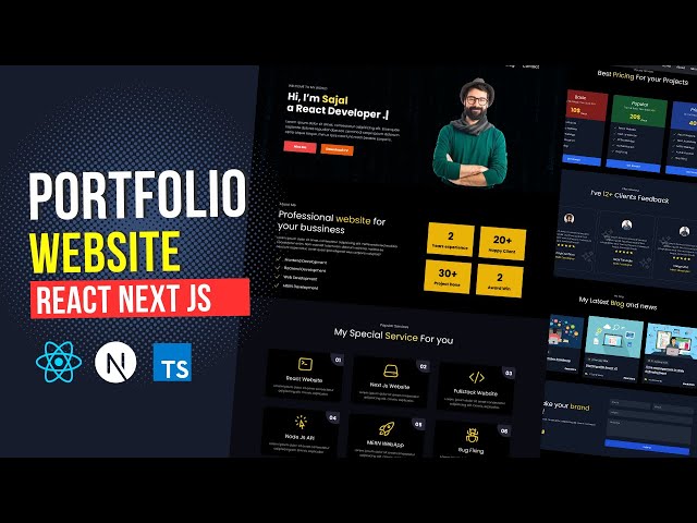 Build and Deploy a Modern Portfolio Website with React, Next.js, TypeScript, and Tailwind CSS