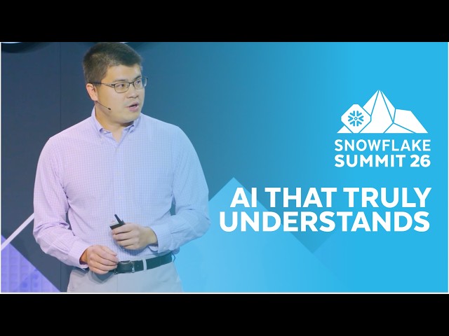 Ontology on Snowflake: How to Make AI Actually Understand Your Data | Snowflake Summit 2026