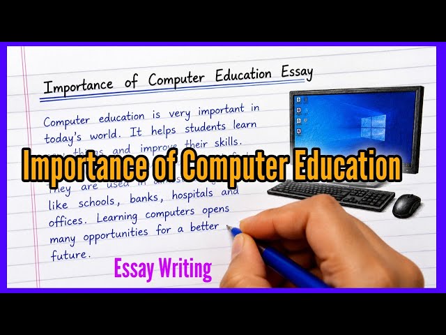 Importance of Computer Education Essay in English | Easy Essay for Students