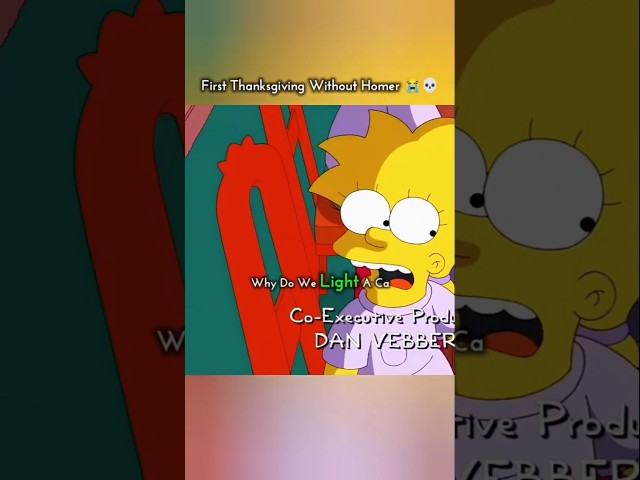 First Thanksgiving Without HOMER 😭💀#Simpsons #shorts