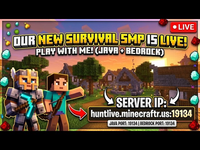 Building An Empire With My Subscribers! 🔴 New Crossplay Survival