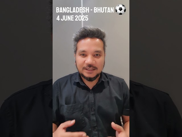 Bangladesh to play Bhutan on 4 June! #hamzachoudhury #bangladeshfootball #celebratefootball