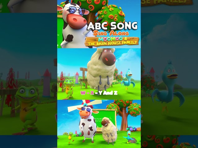 MooMoo & The Barn House Family | ABC Song | Sing Along