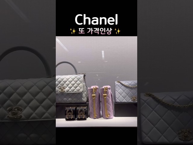 샤넬 또 가격인상😠