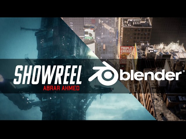 3D Environment Showreel 2026 | Blender | Abrar Ahmed