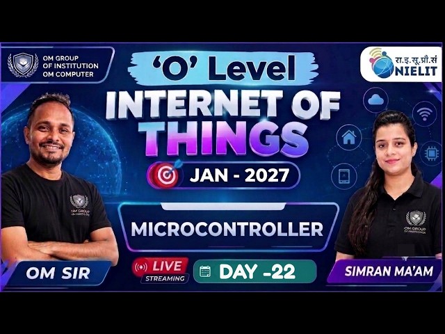 #olevel Microcontroller | O'Level | Day -22 | Internet of Things (IOT) | By Simran Ma'am