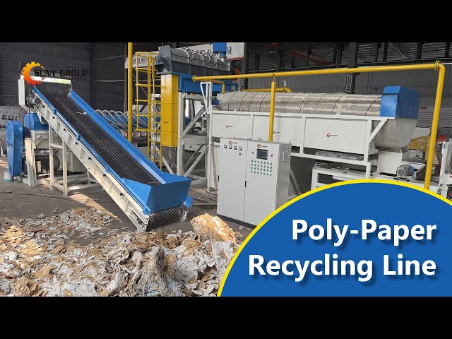 Paper-Plastic Recycling Machine for Tetra Pak, Cup Paper, Kraft Bags & More!