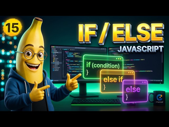 15 - Operadores if, else e else if em JavaScript | Aulas JS