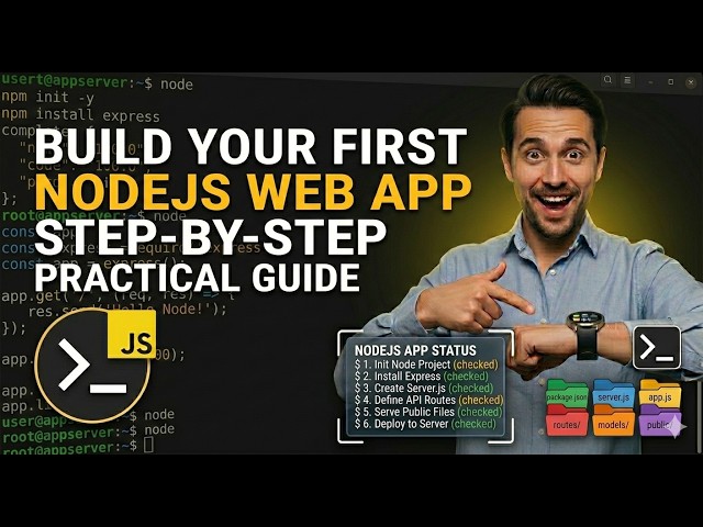 Build your first app with nodejs