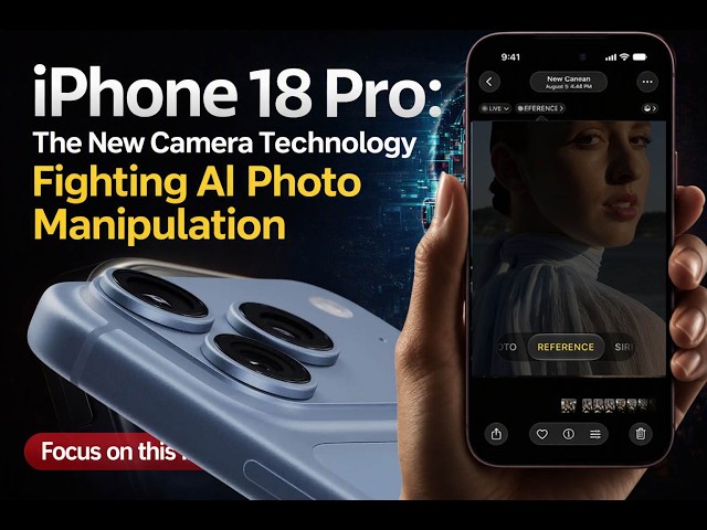 iPhone 18 Pro’s SECRET Camera Feature: How Apple Can Prove a Photo Is Real