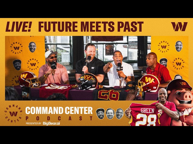 LIVE: Command Center Podcast x New Uniform Rally at Franklin Hall! | Washington Commanders