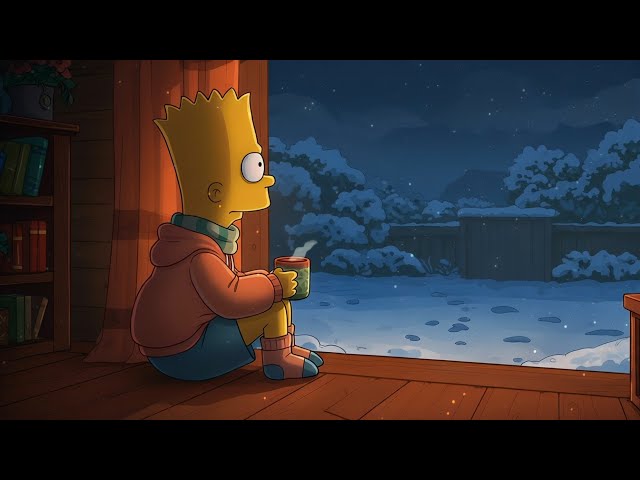 Cozy Winter Mood ☕ Relaxing Beats for a Snowy Night
