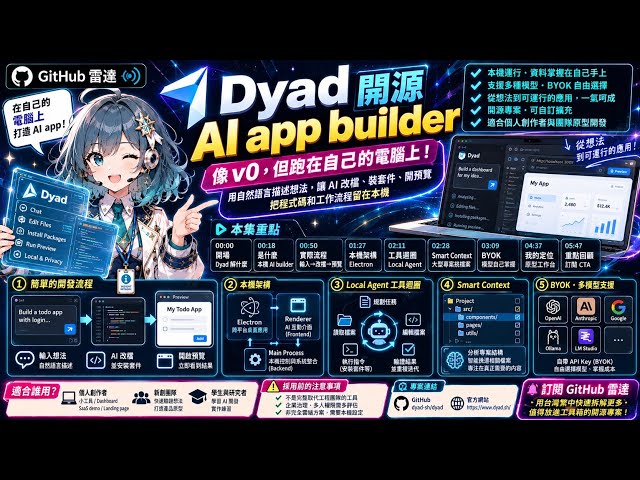 Dyad：像 v0，但跑在本機的 AI App Builder｜Github雷達